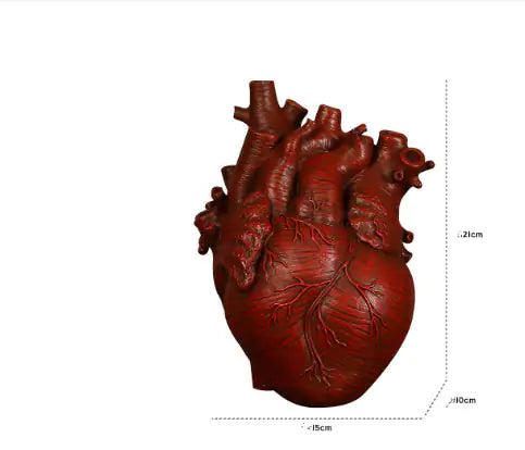 Heart Shaped Flower Vase