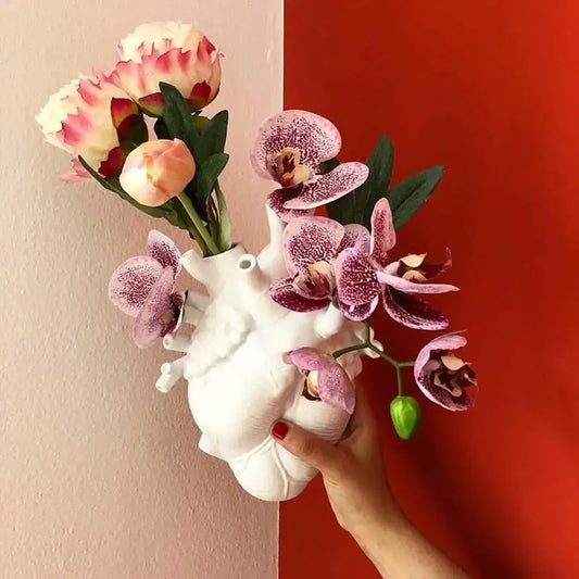 Heart Shaped Flower Vase