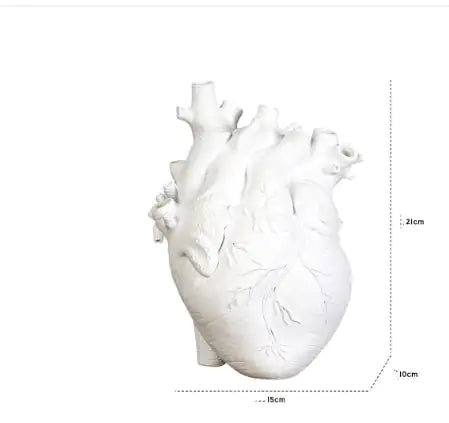 Heart Shaped Flower Vase